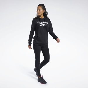 Reebok Classic Vector Kapuzenpullover Damen - Schwarz - DE 526-HXR